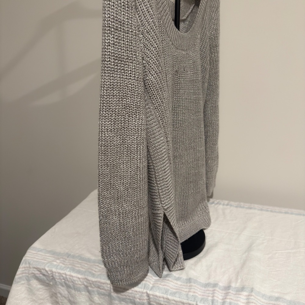 Harper Heritage Womens Grey Open Back Knit Sweater Size M ST205392 - Picture 2 of 5